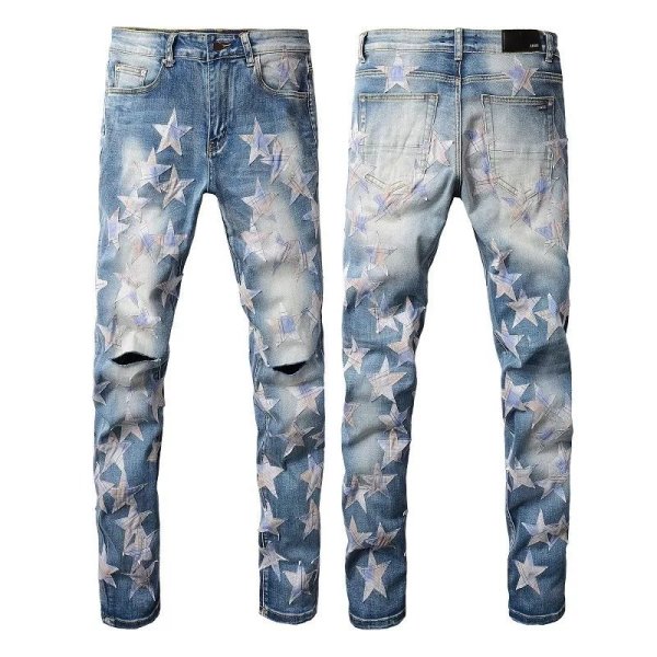 Light Blue Stars Purple Jeans（37 styles）