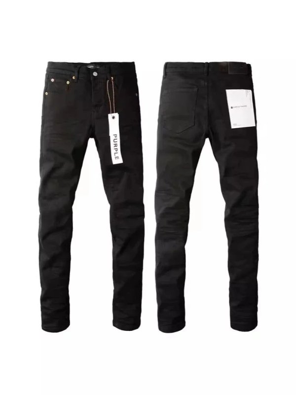 All-Black Form-Fitting Purple Jeans（37 styles）