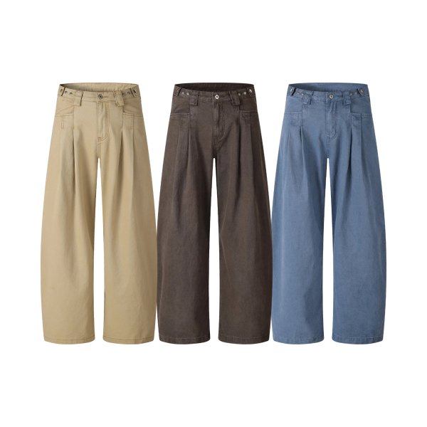 Loose-fit straight-leg jeans（3 styles）