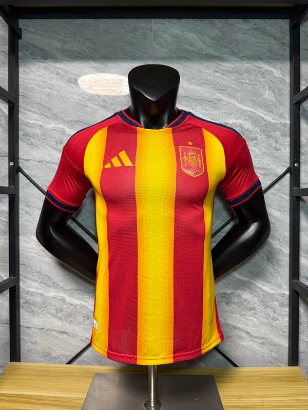 26-27 Spain Special Edition Red and Yellow Player Version Jersey