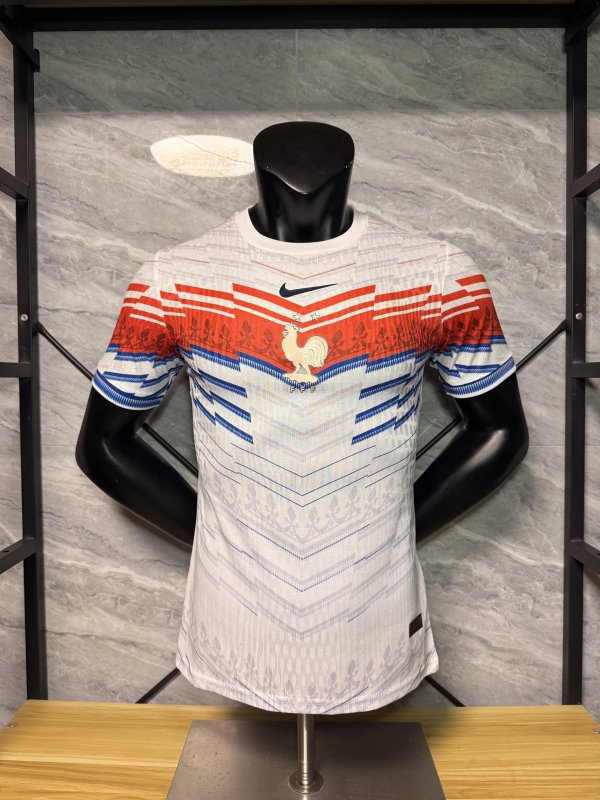 26-27 France Special Edition "Armor" White Player Version Jersey