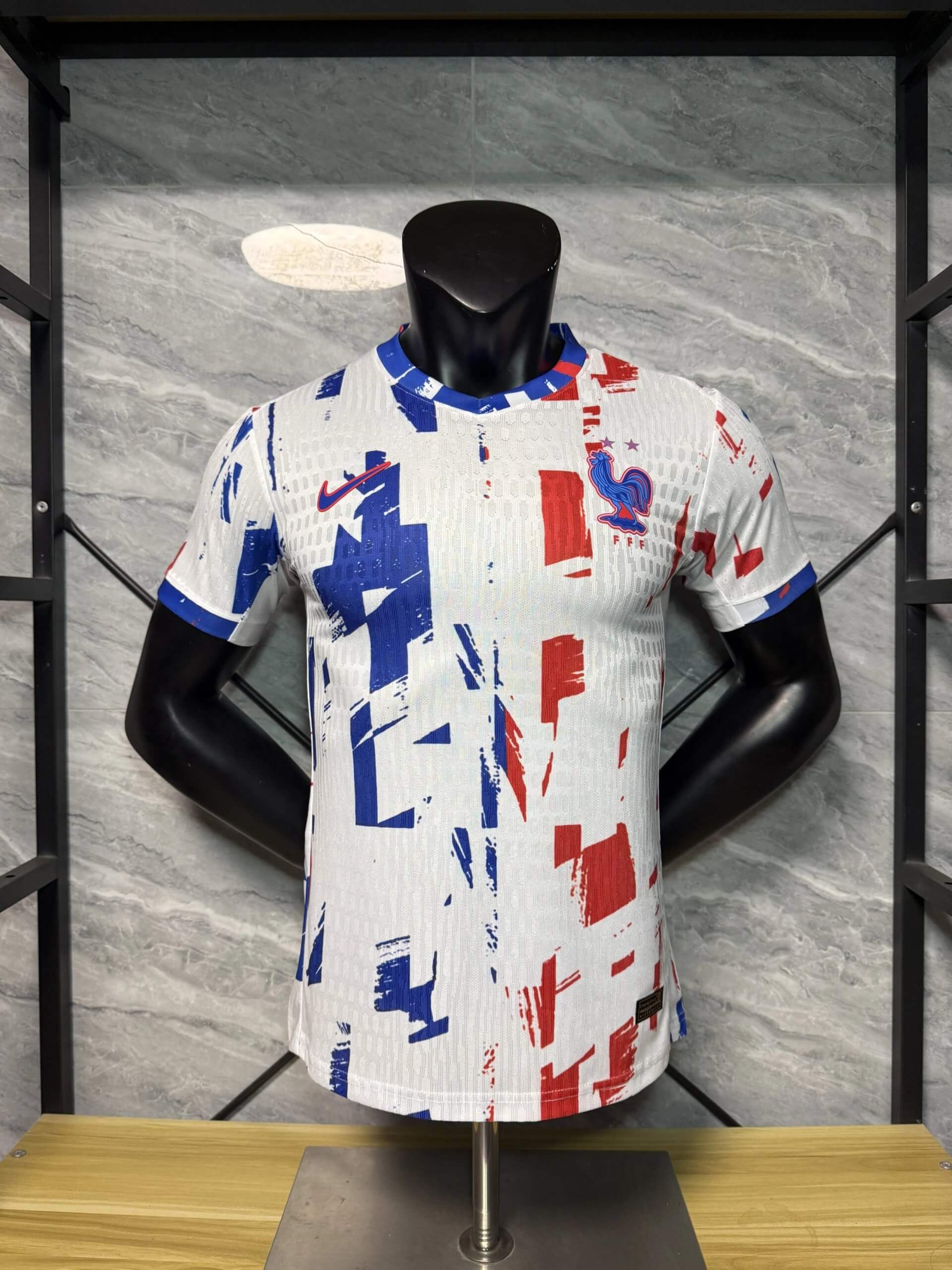 26-27 France Special Edition White Ball Player Version Jersey